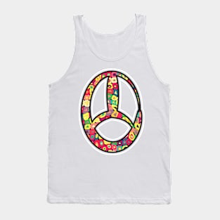 Op Art 2. (Peace) Tank Top